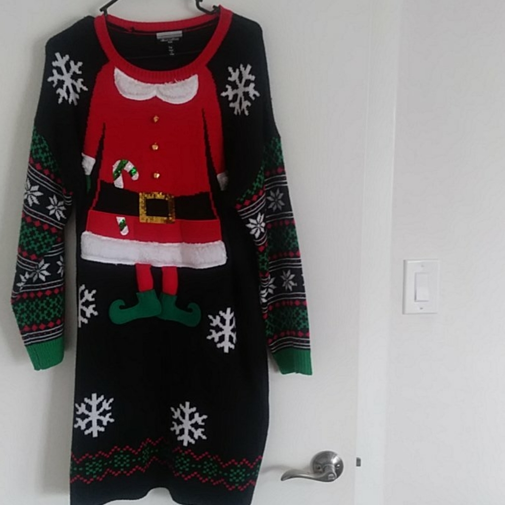 Xmas sweater dress